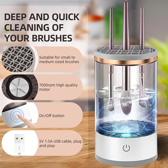 Electric Makeup Brush Cleaner