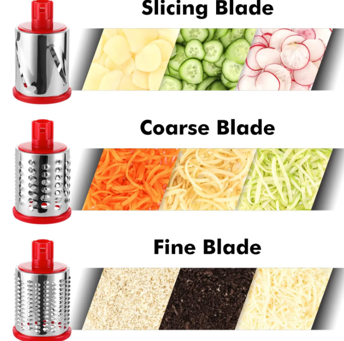 🚨Last Day Of Sale🚨 3 in 1 Rotary Grater Vegetable Slicer