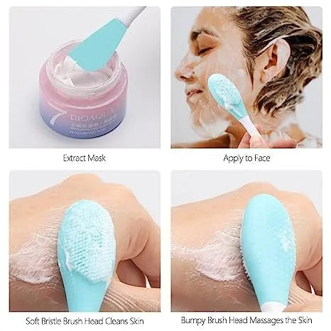 (Pack Of 2) Silicon Face Mask Brush